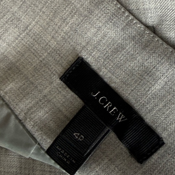 J.Crew 4P Petite Gray Pencil Skirt Preppy Classic Casual Chic Style - Picture 4 of 7